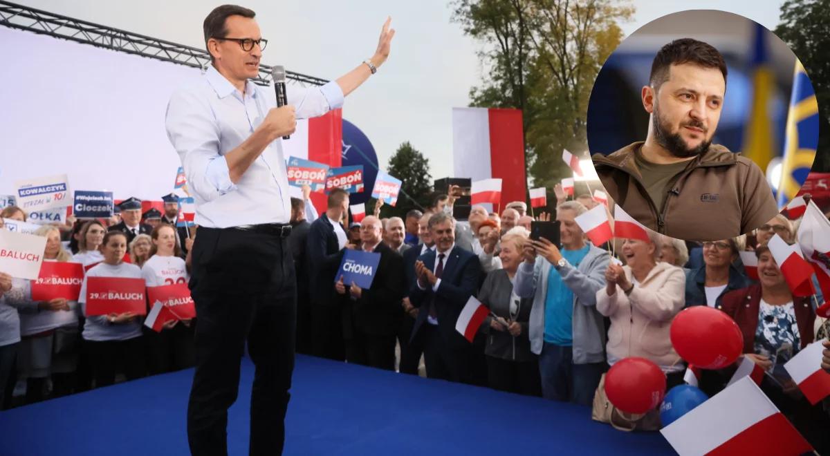 "Niech pan nie waży się obrażać Polaków". Mateusz Morawiecki zwrócił się do Wołodymyra Zełenskiego