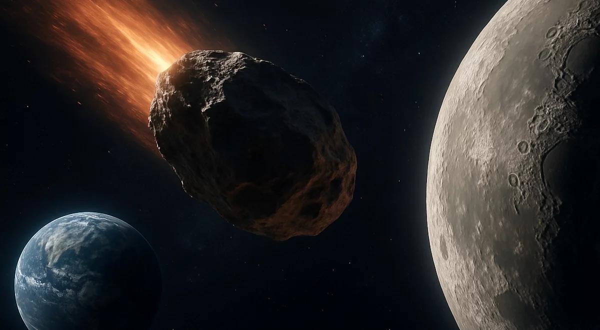 Asteroida 2024 YR4 na kursie kolizyjnym z Księżycem. Może zasypać Ziemię odłamkami
