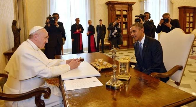 Obama w Watykanie. "To cudowne, że mogliśmy się spotkać"