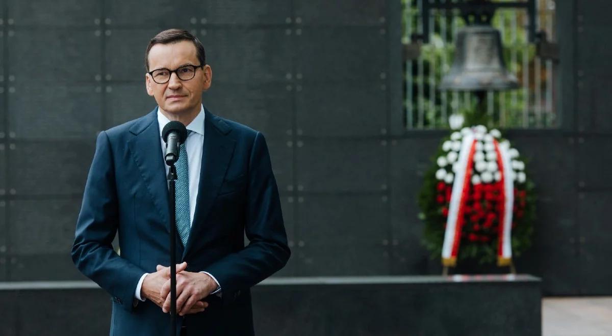 Premier Morawiecki: walka powstańców warszawskich była walką dobra ze złem