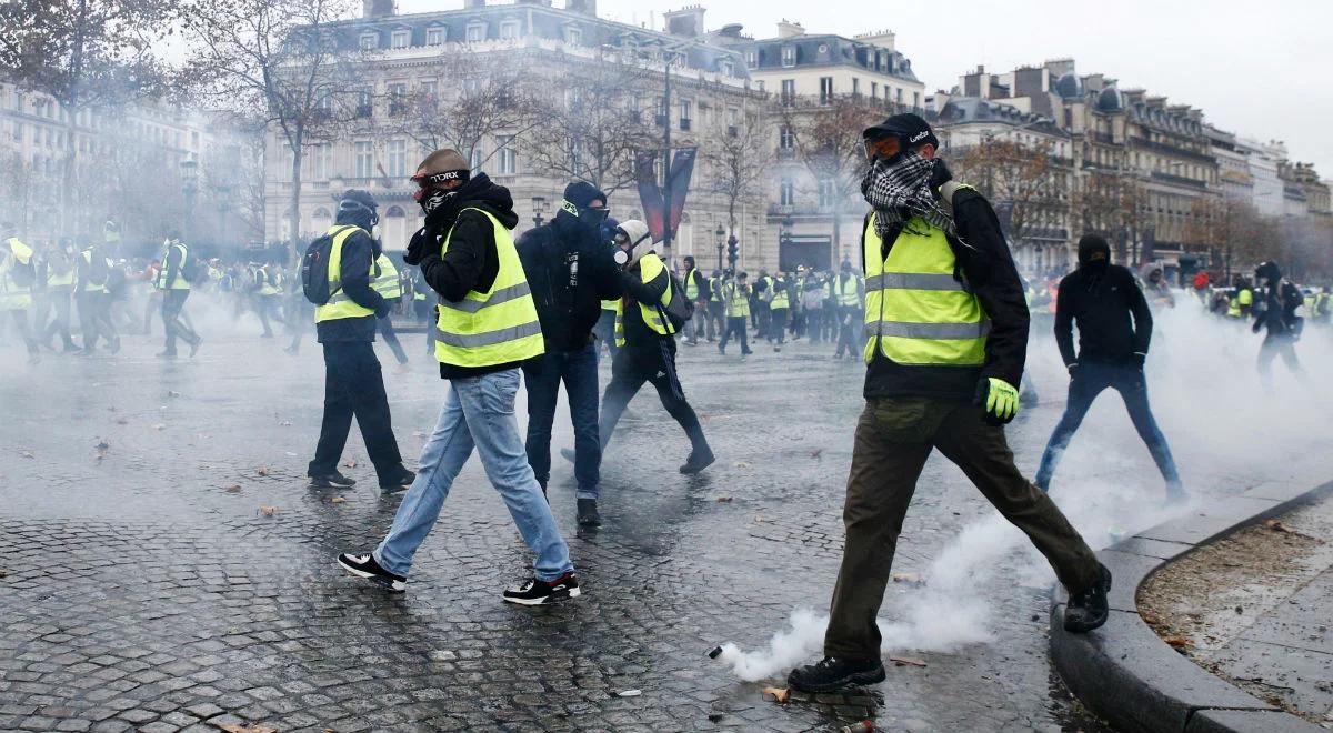 Francja: kolejna sobota antyrządowych protestów "żółtych kamizelek"