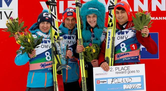 PŚ w Planicy: Żyła pobił rekord skoczni, Polska druga w konkursie
