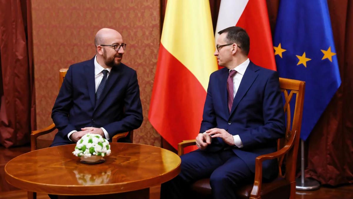 Mateusz Morawiecki spotkał się w Warszawie z premierem Belgii