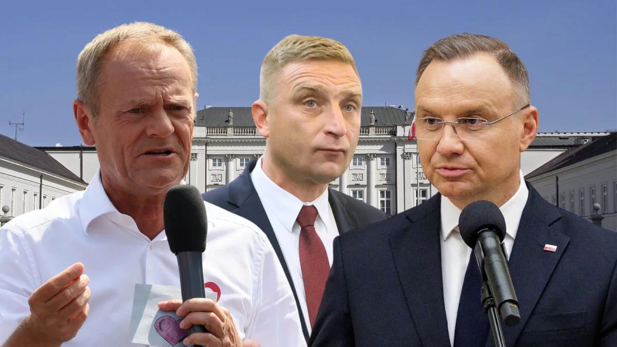 Tusk o ułaskawieniu Bąkiewicza przez Dudę. "Nie cofną się"