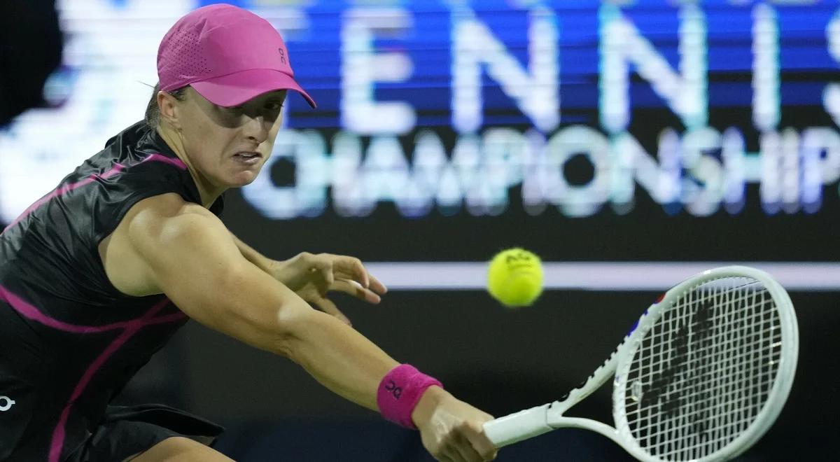 WTA Dubaj Iga Świątek melduje się w półfinale. Efektowne zwycięstwo