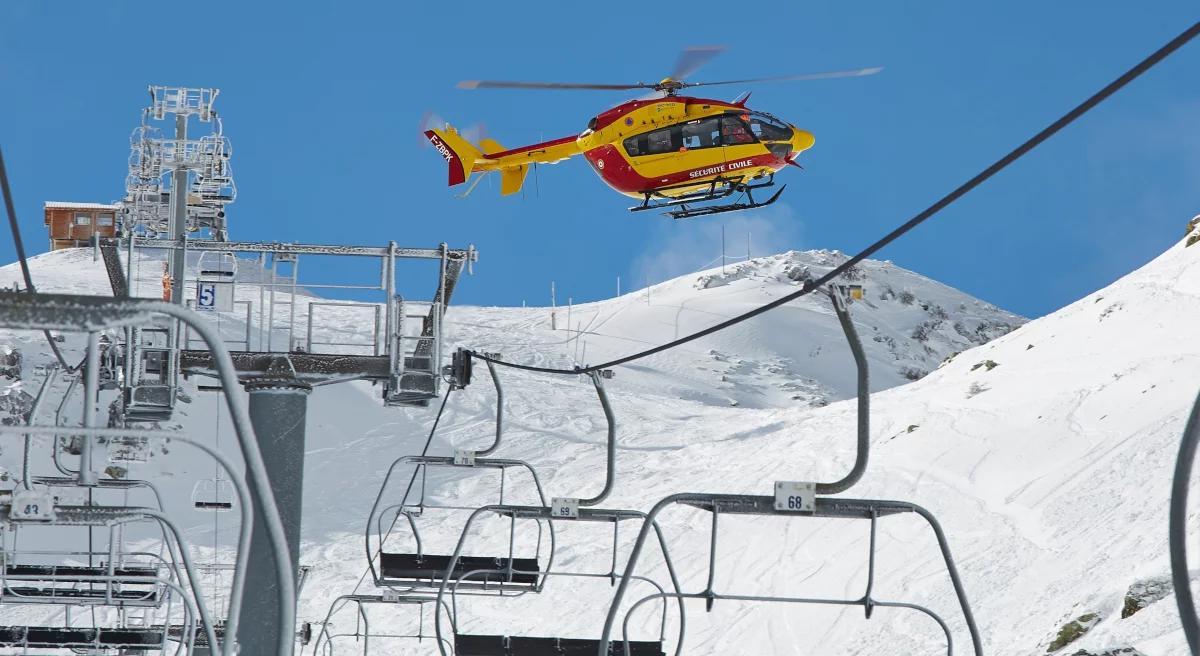Katastrofa helikoptera we francuskich Alpach. Są ofiary śmiertelne