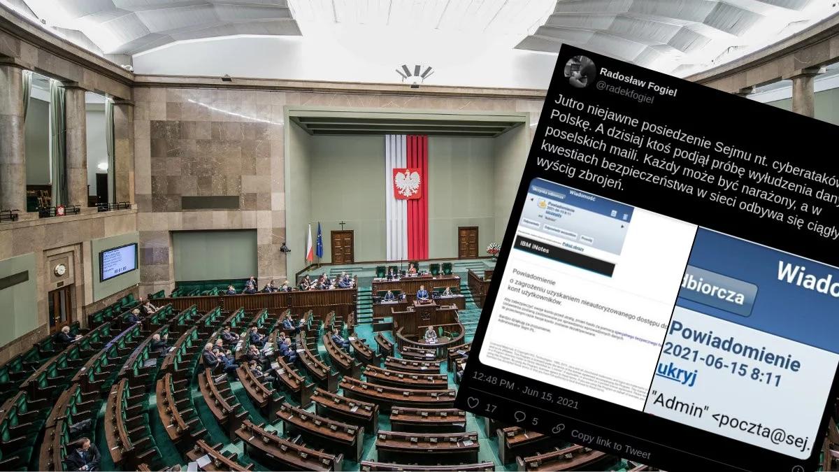 Polscy posłowie celem cyberataku. Próbowano wyłudzić dane dostępowe