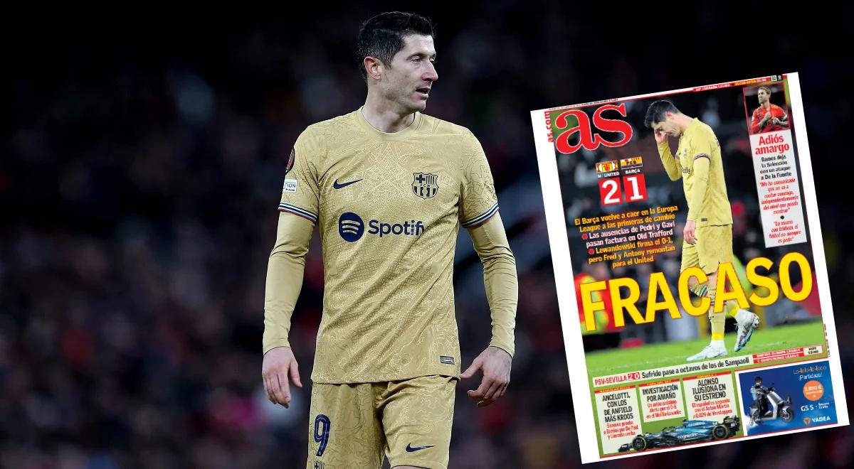 Liga Europy: Robert Lewandowski skrzywdzony? "Barcelona poległa z honorem"
