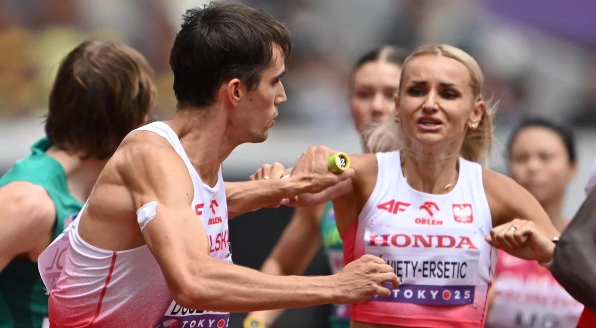 0,02 sekundy od medalu MŚ. Ogromny ból polskiej sztafety mieszanej