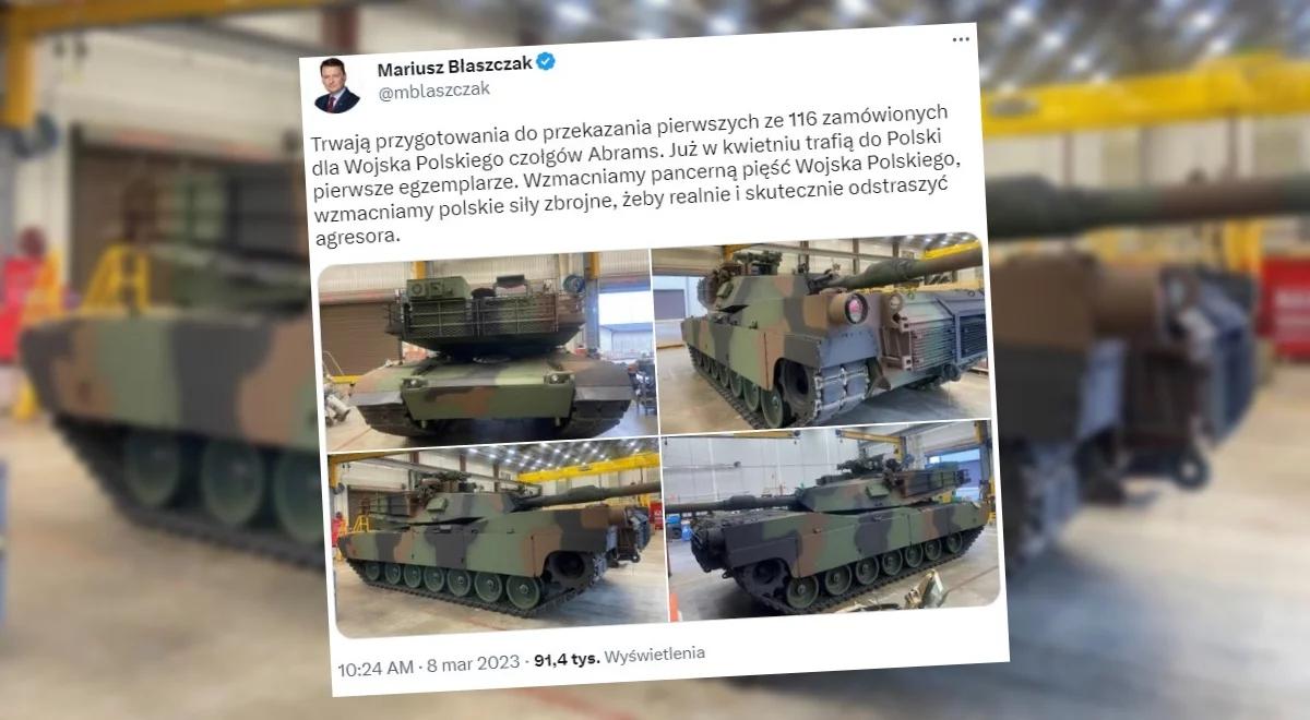 Pierwsze abramsy niebawem w polskiej armii. Szef MON: trwają ostatnie przygotowania