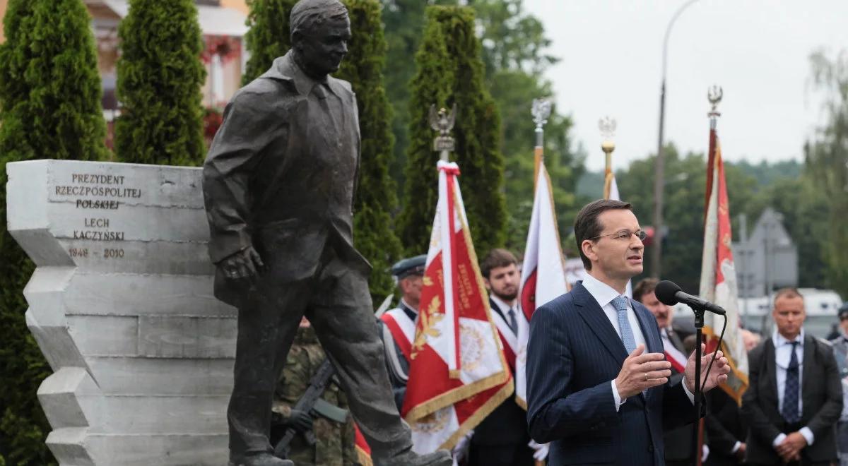 Premier Mateusz Morawiecki: Lech Kaczyński uosabiał odmienną ideę Polski 