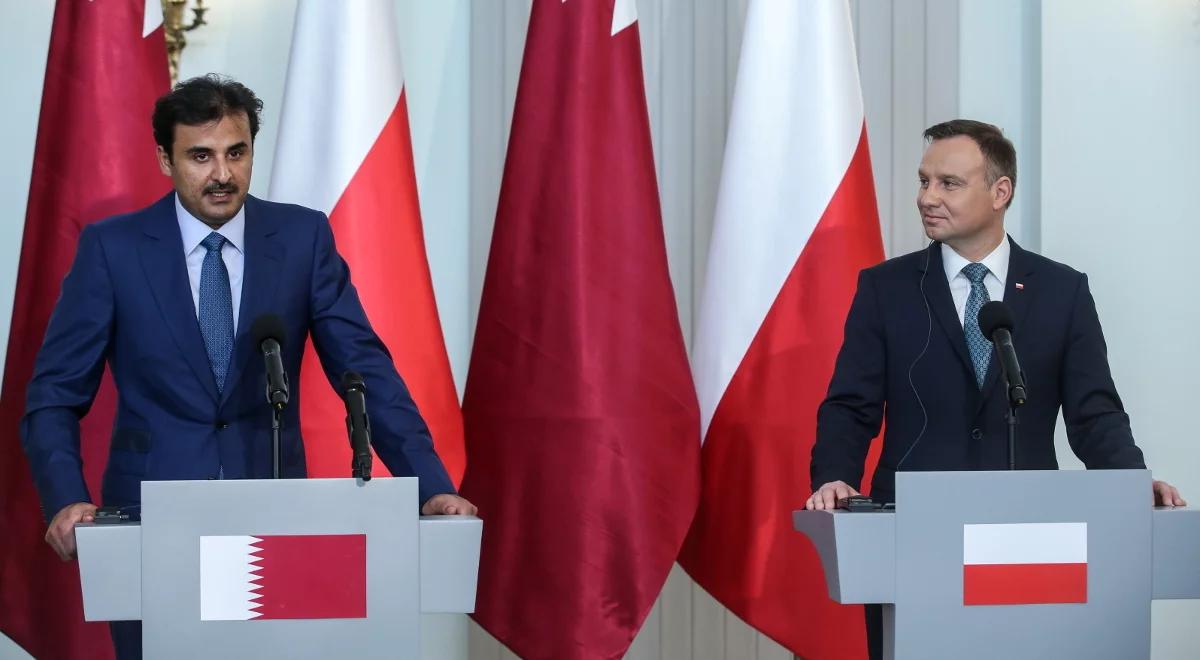 Współpraca przemysłów obronnych. Rozmowa prezydenta z emirem Kataru