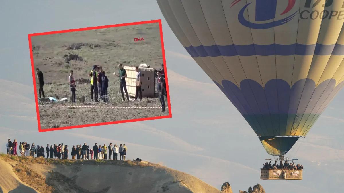 Balony z turystami runęły na ziemię. Tragiczne doniesienia z Turcji