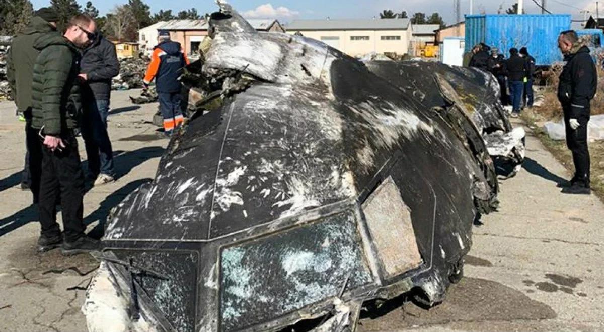 Zestrzelenie samolotu w Iranie. Ukraińska prokuratura prosi o czarne skrzynki