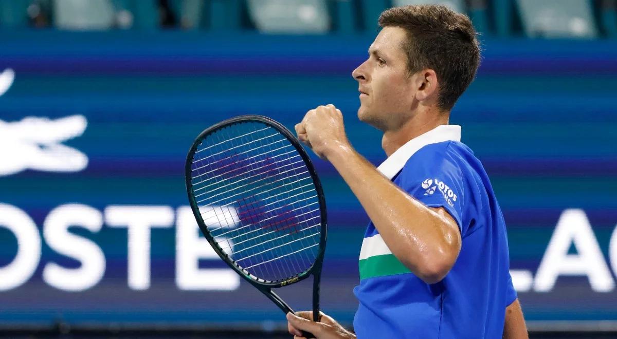 ATP Miami. Trener Hurkacza: jego hart ducha jest niesamowity