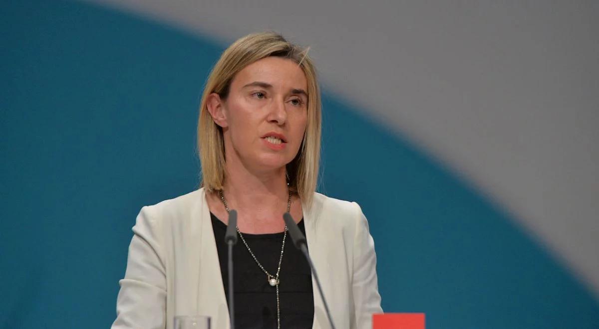 Mogherini: UE chce pilnować embarga na dostawy broni do Libii