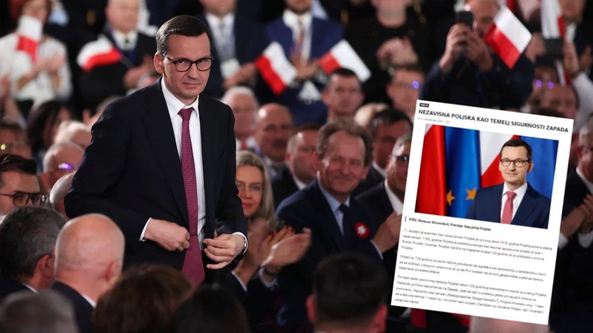 "Kwestia niepodległości decyduje się dziś na wielu frontach". Artykuł premiera w bałkańskim dzienniku