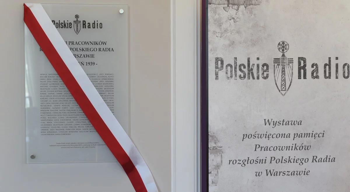 Rocznica odsłonięcia tablicy ku pamięci pracowników Polskiego Radia. Nadawali do końca września 1939 r.