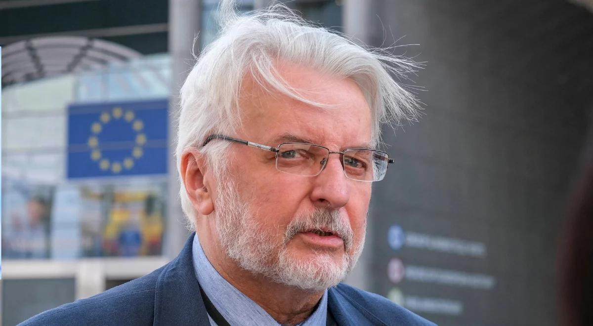 "Szantażyście się nie ulega". Witold Waszczykowski o działaniach Komisji Europejskiej