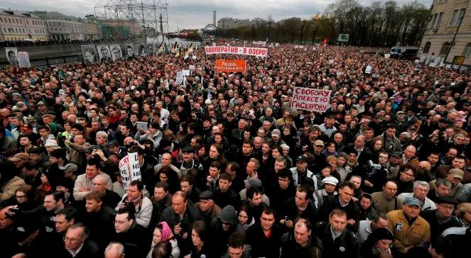 20 tysięcy ludzi na demonstracji przeciw Putinowi