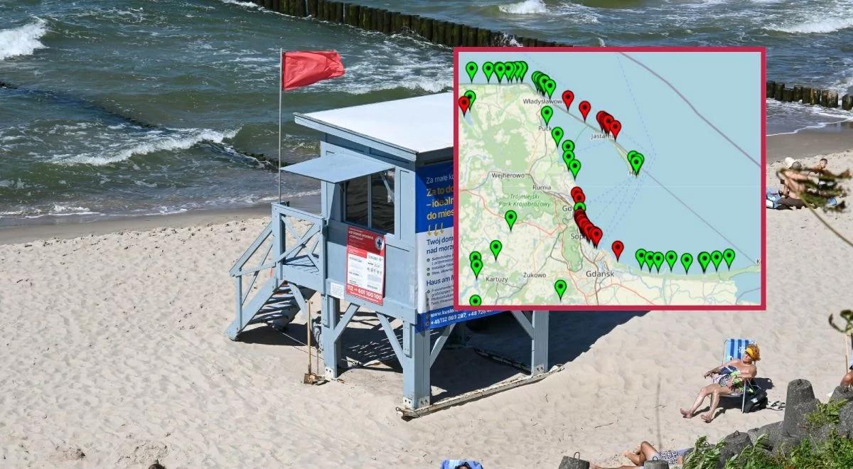 Sinice i prądy wsteczne. Nad Bałtykiem zamknięto 23 kąpieliska