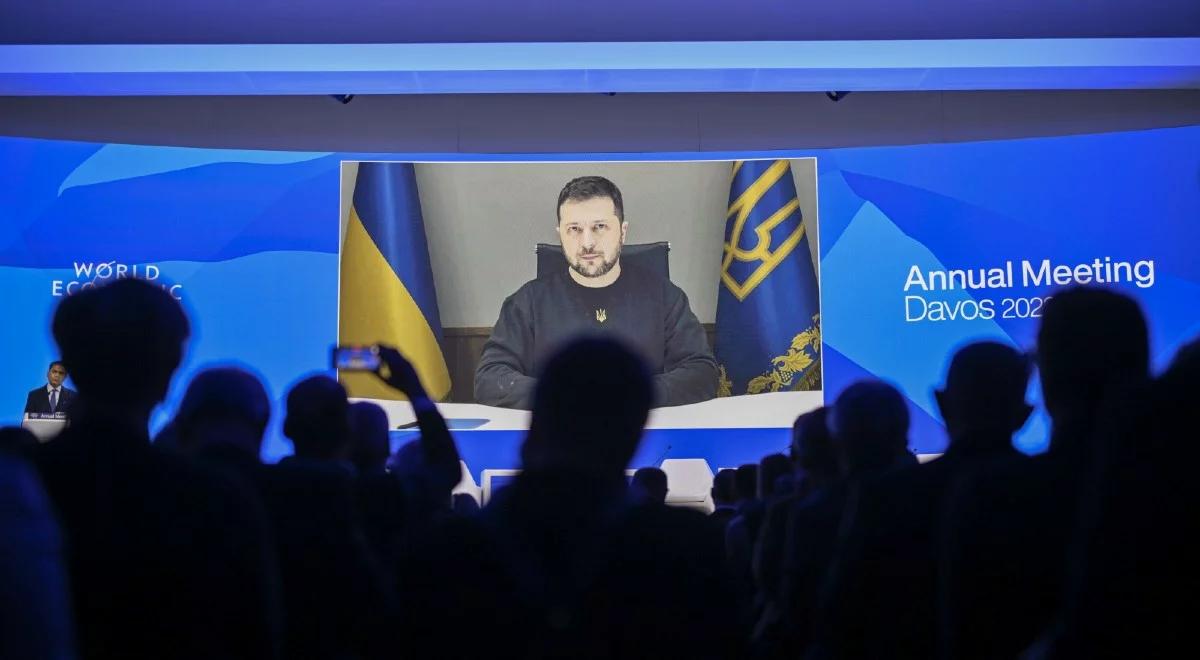 "Rosyjski eksport terroru nie ustaje". Zełenski zaapelował w Davos o szybkie i zdecydowane działania