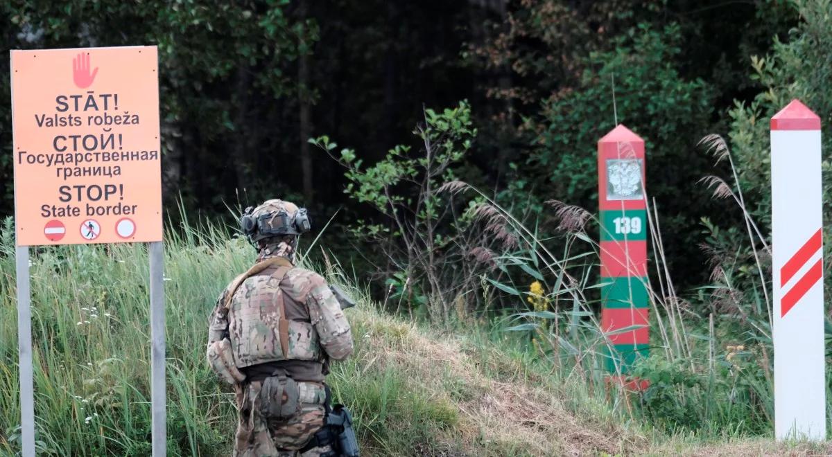 Strzały ostrzegawcze na granicy z Białorusią. Łotwa zatrzymała nielegalnych migrantów