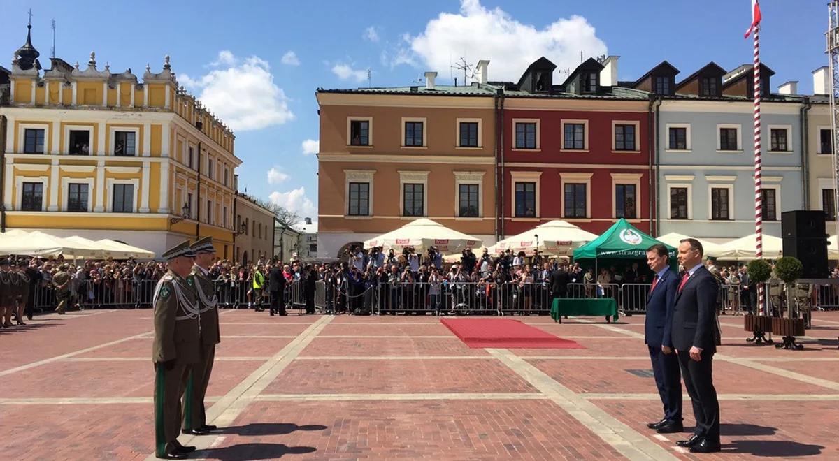 Prezydent: Straż Graniczna dzielnie broni granic Polski w czasach presji migracyjnej 