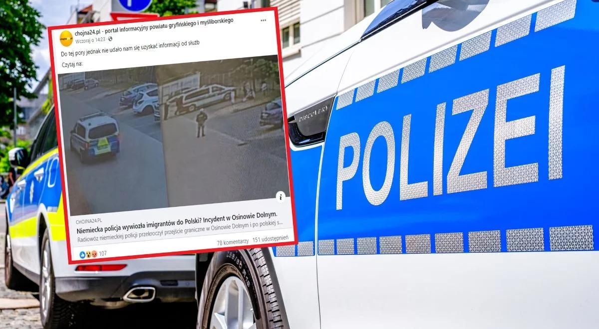 Migranci przywiezieni do Polski przez niemiecką policję? SG czeka na wyjaśnienia