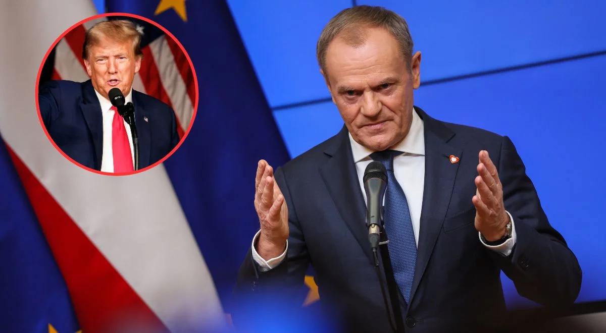 Premier Tusk reaguje na słowa Donalda Trumpa. Zaapelował do prezydenta