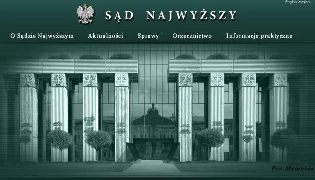 Pół miliona za stronę internetową SN
