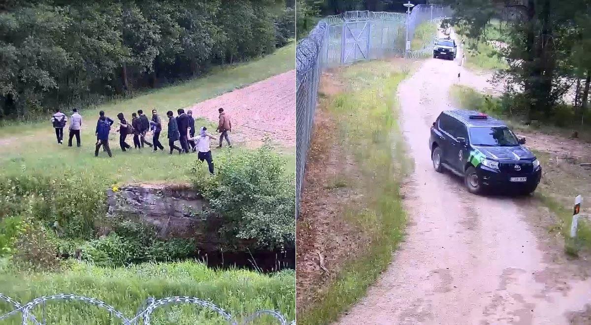Incydent na granicy Litwy z Białorusią. Migranci użyli kamieni