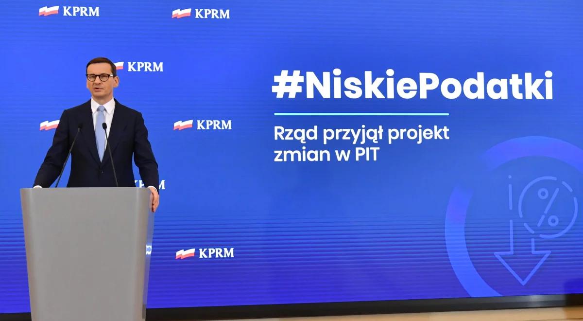 Koniec ulgi dla klasy średniej, PIT z 17 na 12 procent. Premier zapowiada zmiany w podatkach