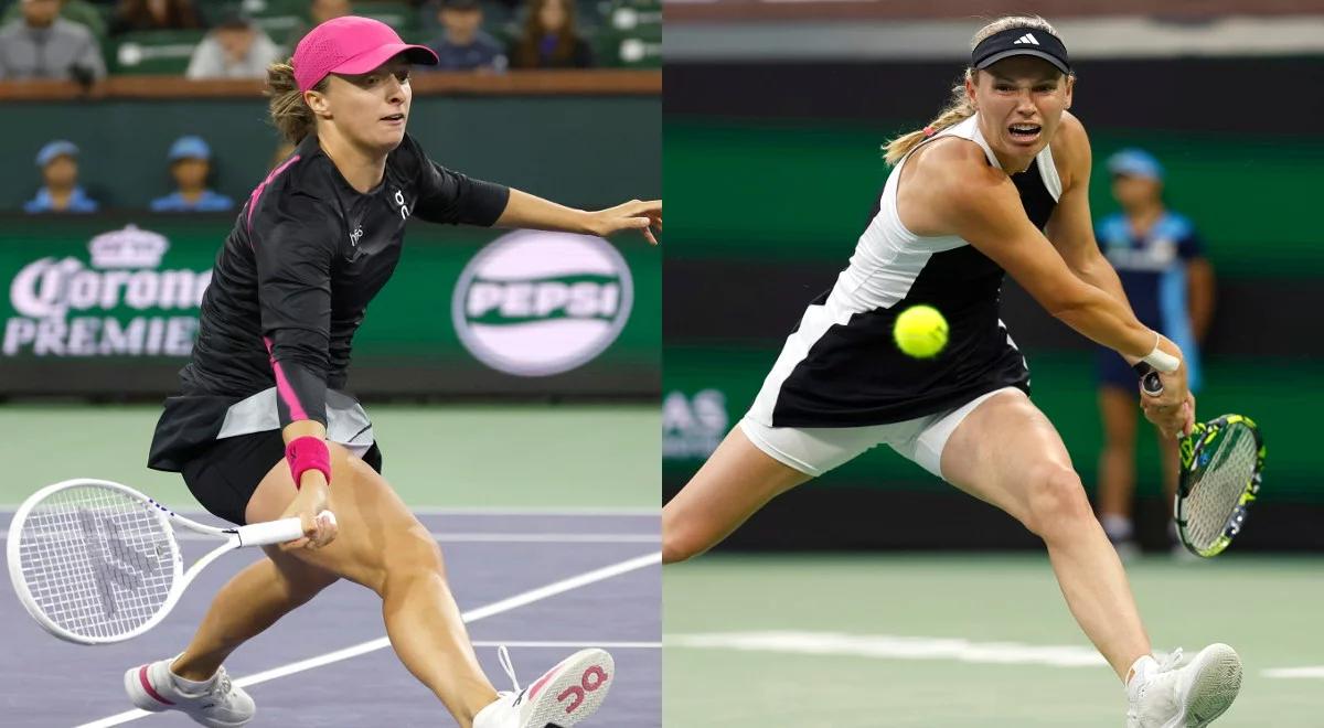 WTA Indian Wells. Iga Świątek - Caroline Wozniacki. Godzina "polskiego" meczu ucieszy kibiców