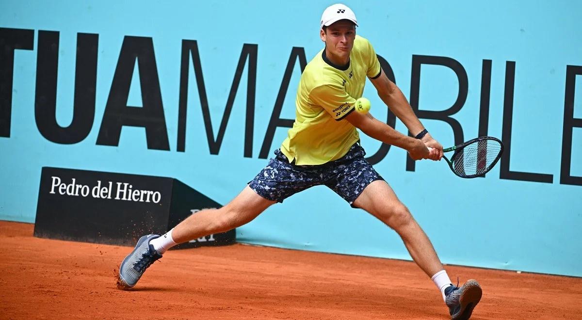 ATP Madryt: Hubert Hurkacz wyszarpał zwycięstwo. Wielkie emocje do samego końca