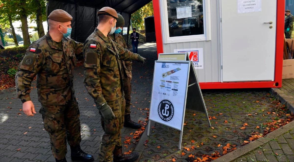 Rzecznik WOT: w mobilnych punktach pobrań służyć będą 4 tys. żołnierzy