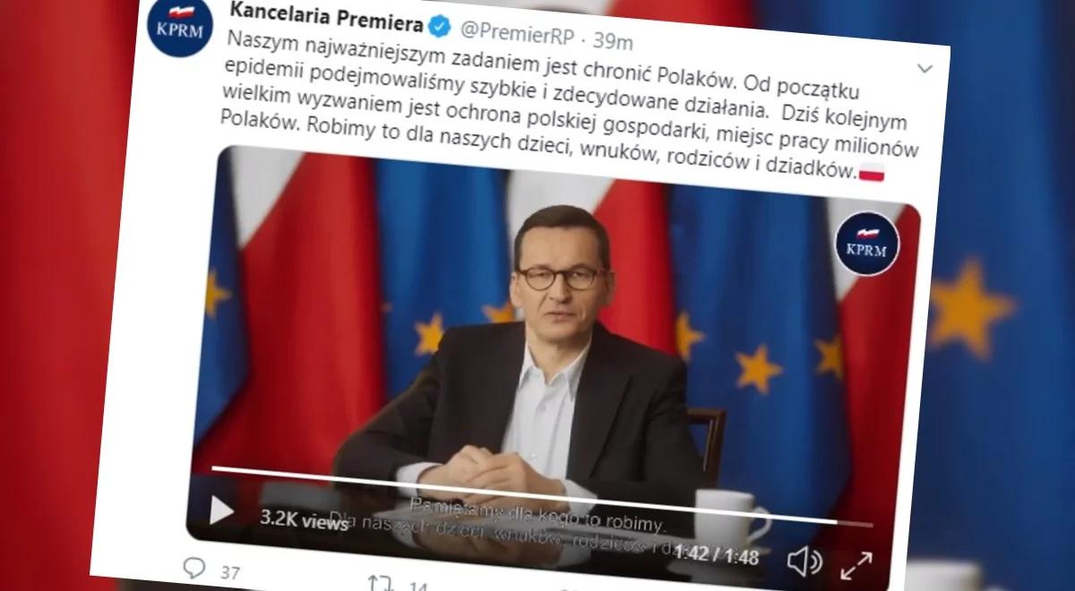 "Naszym najważniejszym zadaniem jest chronić Polaków". Zobacz spot z udziałem premiera