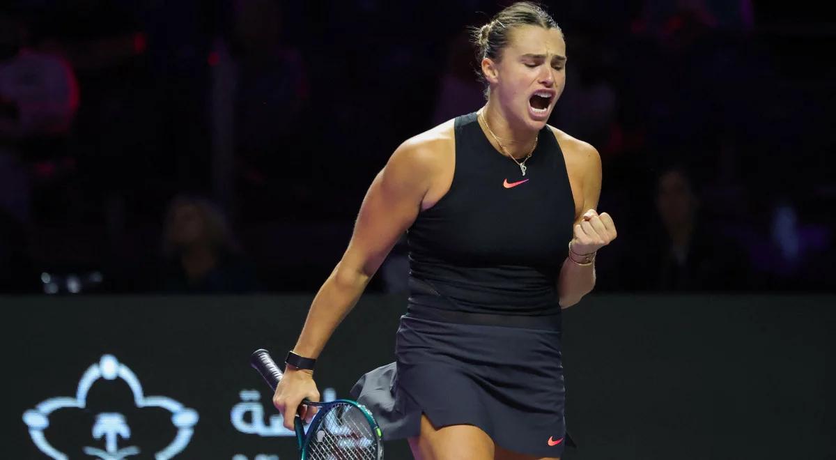 WTA Finals. Aryna Sabalenka pewna półfinału. Kolejny triumf Białorusinki