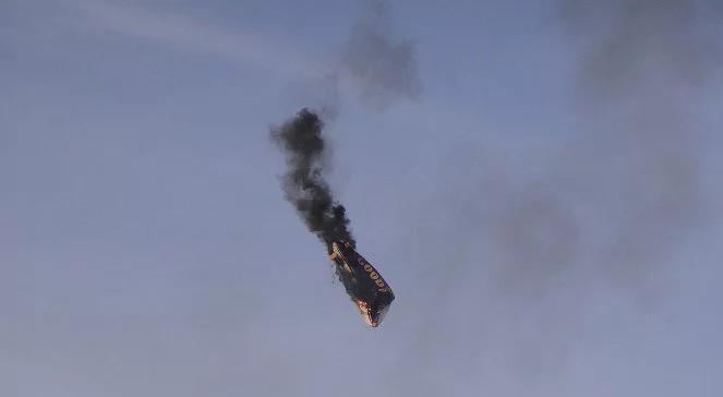 Zeppelin spłonął podczas lotu. 1 osoba nie żyje