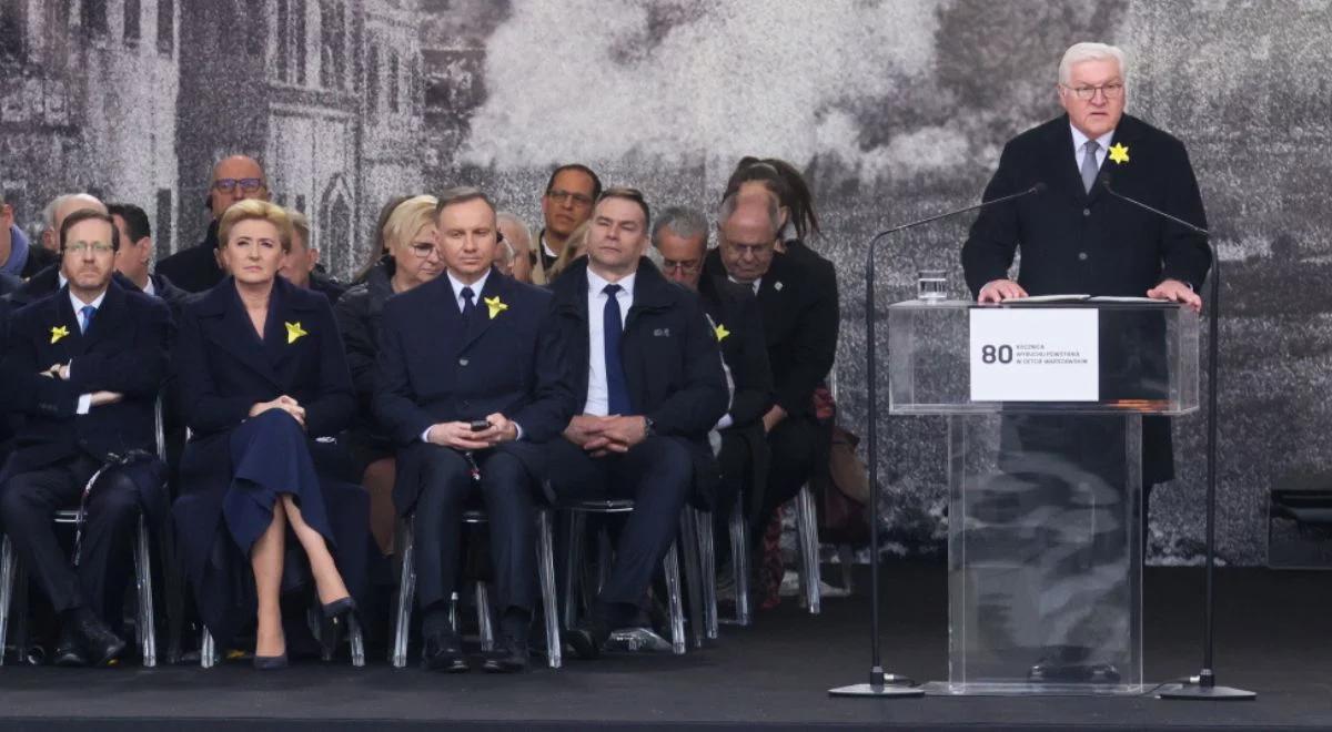 Prezydent Frank-Walter Steinmeier: proszę o przebaczenie za zbrodnie, które Niemcy popełnili w getcie warszawskim