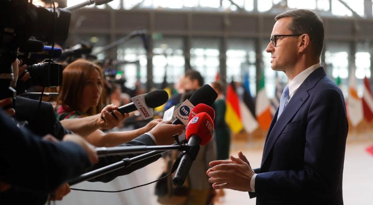 "To problem globalny". Mateusz Morawiecki o wojnie na Ukrainie