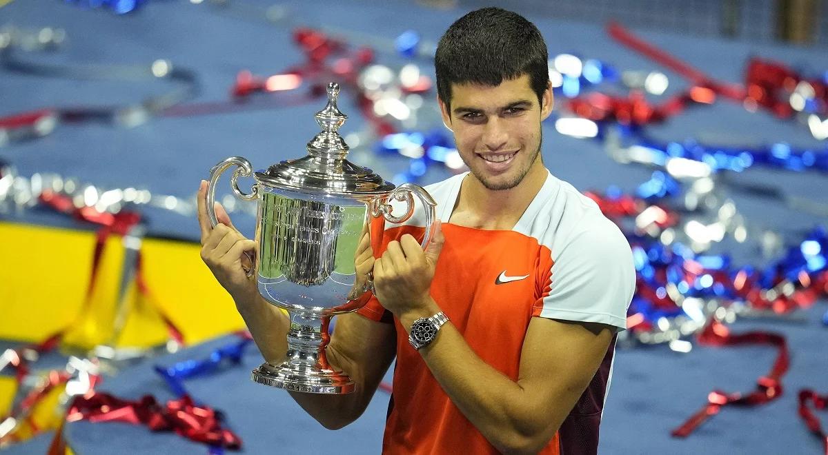 Carlos Alcaraz wygrywa US Open. Hiszpan został najmłodszym liderem rankingu ATP w historii