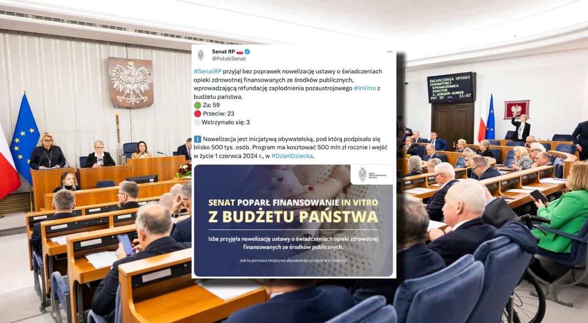 Refundacja in vitro z budżetu państwa. Senat przyjął bez poprawek nowelizację ustawy