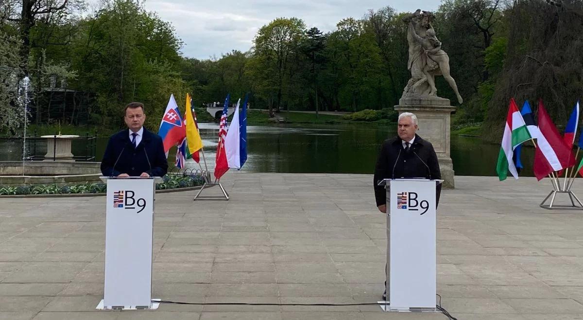 Spotkanie grupy B9 dot. wsparcia dla Ukrainy. Minister Błaszczak: jesteśmy jednością, jesteśmy solidarni