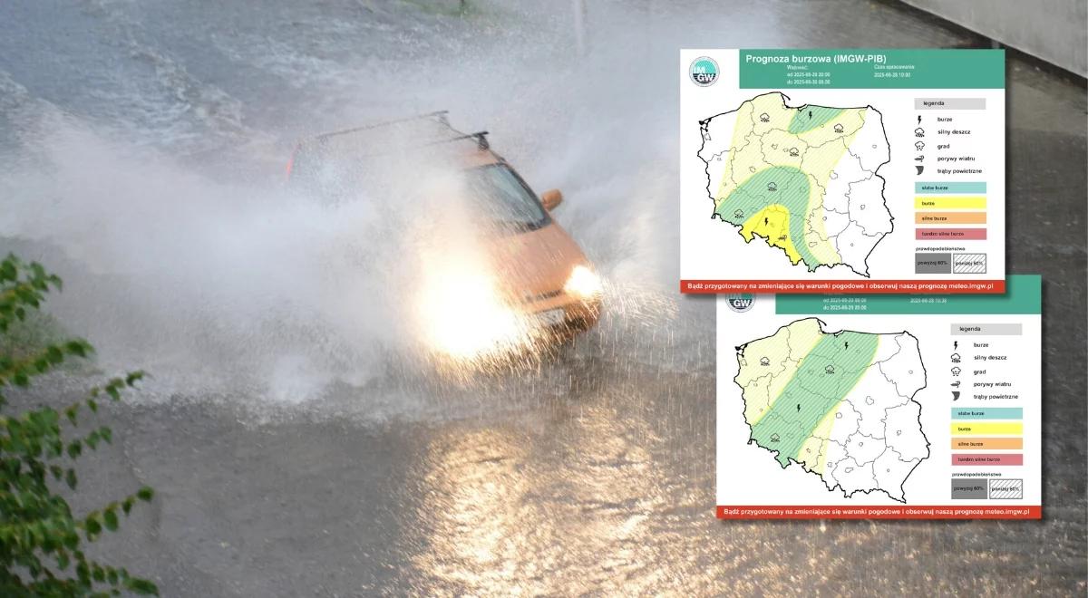Burze nadciągają do Polski. IMGW pokazuje, jak będą się przemieszczać [MAPY]