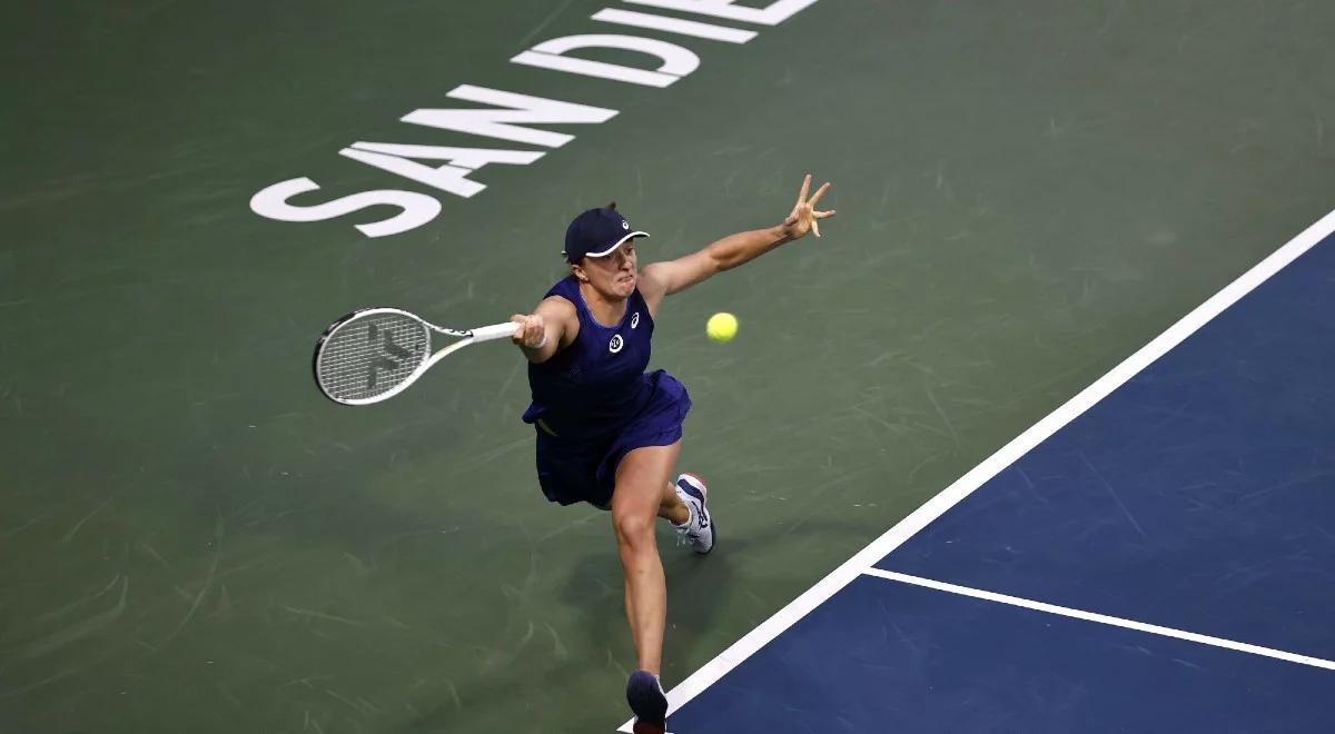 WTA San Diego: trudny moment i deklasacja. Świątek zdominowała rywalkę w finale. "Poszłam na całość"   