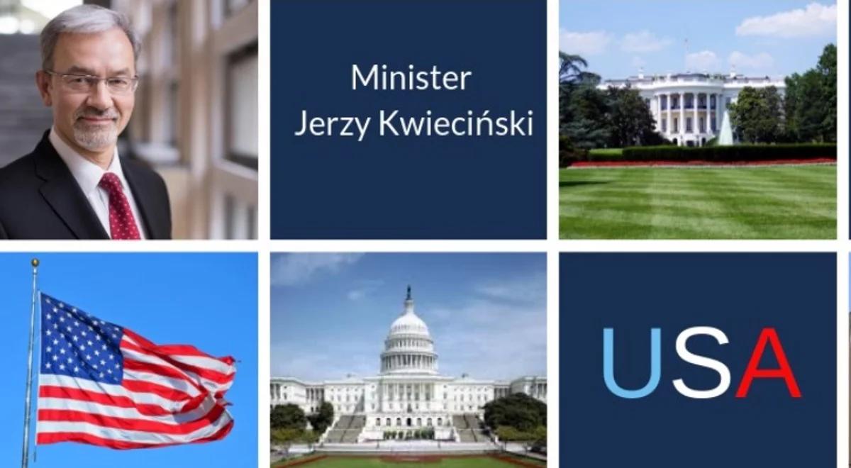 Minister Jerzy Kwieciński w USA. Podpisze ważną umowę