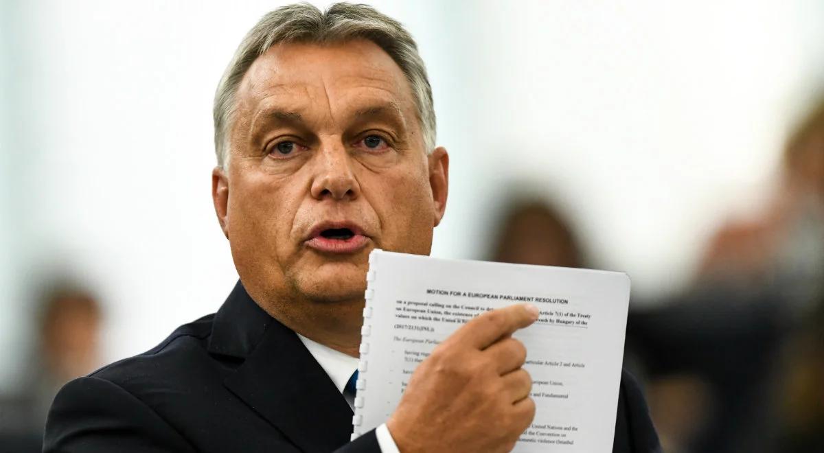 Viktor Orban: podejmiemy kroki prawne ws. rezolucji Parlamentu Europejskiego