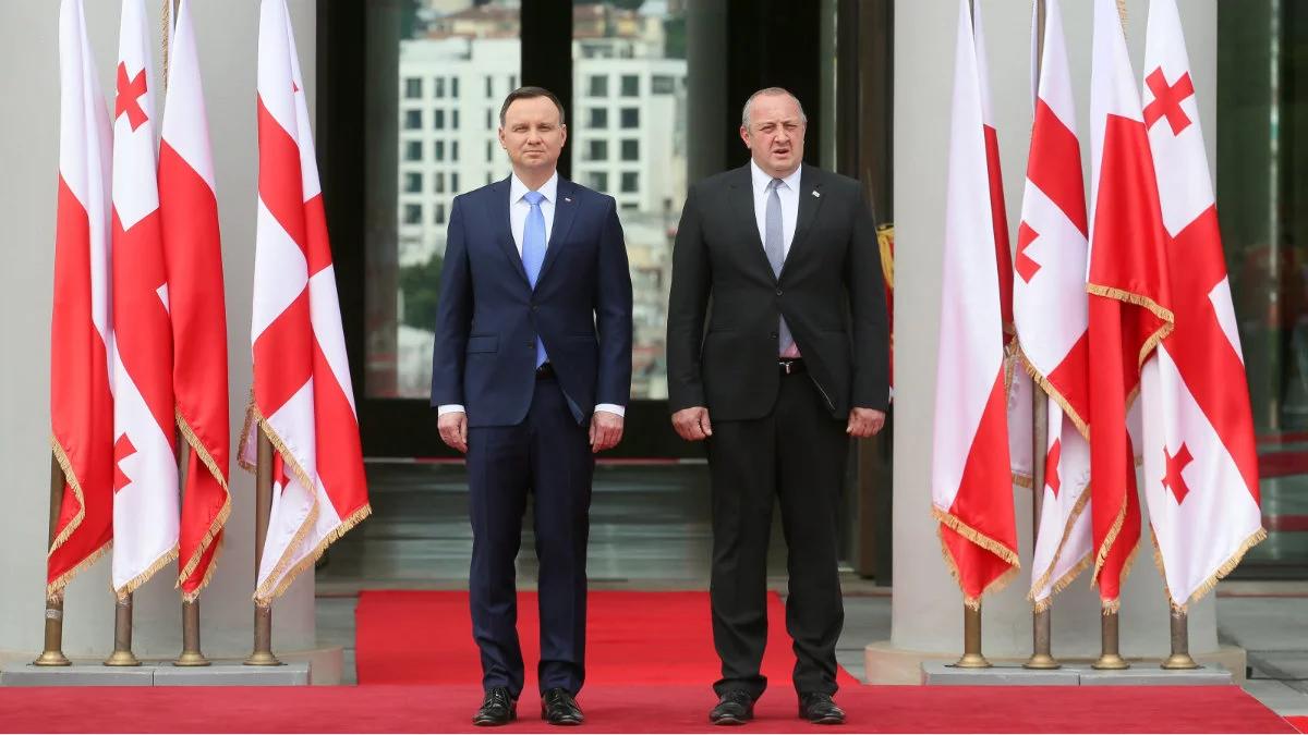 Prezydent Andrzej Duda w Gruzji. Deklaracja o pogłębieniu współpracy