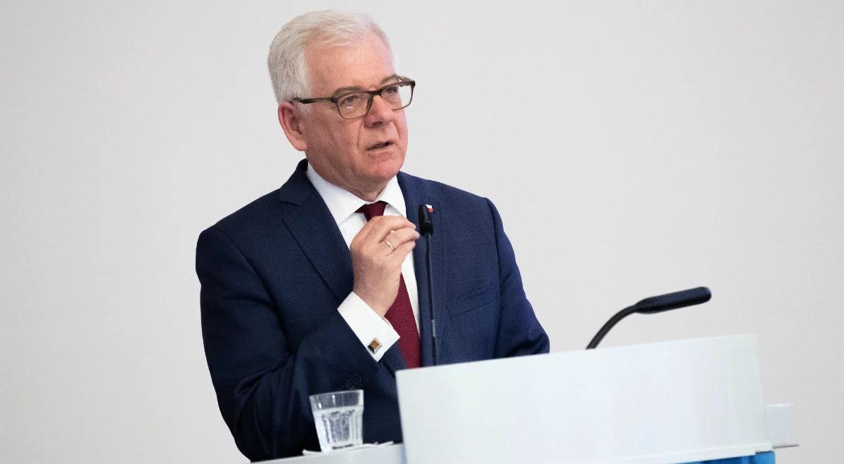 Jacek Czaputowicz: nic się dla nas nie zmieniło ws. słów Israela Katza